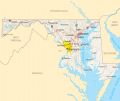 Maryland Reference Map - Mapsof.Net Map