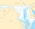 Maryland Rivers And Lakes - Mapsof.Net Map