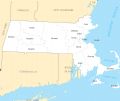 Massachusetts County Map - Mapsof.Net Map