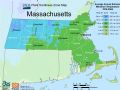 Massachusetts Plant Hardiness Zone Map - Mapsof.Net Map