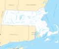 Massachusetts Rivers And Lakes - Mapsof.Net Map