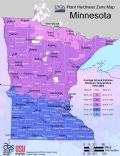 Minnesota Plant Hardiness Zone Map - Mapsof.Net Map