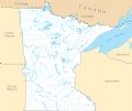 Minnesota Rivers And Lakes - Mapsof.Net Map