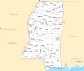 Mississippi Cities And Towns - Mapsof.Net Map