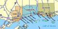 Mississippi Coast Towns Noaa - Mapsof.Net Map