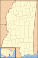 Mississippi Locator Map With Us - Mapsof.Net Map