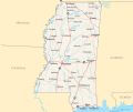Mississippi Reference Map - Mapsof.Net Map