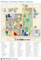 Monash University Clayton Campus Map - Mapsof.Net Map