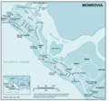 Monrovia - Mapsof.Net Map