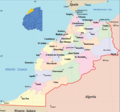 Morocco Political Map - Mapsof.Net Map