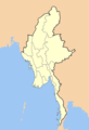 Myanmar Outline Map - Mapsof.Net Map