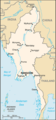 Myanmarkaart - Mapsof.Net Map