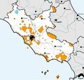 Natulal Life Map Lazio - Mapsof.Net Map