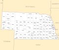 Nebraska Cities And Towns - Mapsof.Net Map