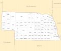 Nebraska County Map - Mapsof.Net Map