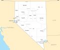 Nevada Cities And Towns - Mapsof.Net Map