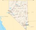 Nevada Reference Map - Mapsof.Net Map