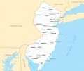 New Jersey Cities And Towns - Mapsof.Net Map