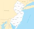 New Jersey County Map - Mapsof.Net Map
