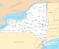New York Cities And Towns - Mapsof.Net Map