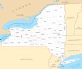 New York County Map - Mapsof.Net Map