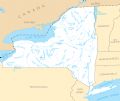 New York Rivers And Lakes - Mapsof.Net Map