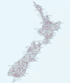 New Zealand Road Map - Mapsof.Net Map