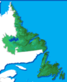 Newfoundland Labrador Relief - Mapsof.Net Map