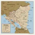 Nicaragua Political Map 1 - Mapsof.Net Map