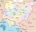 Nigeria Political Map - Mapsof.Net Map