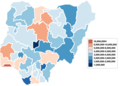 Nigerian States By Population - Mapsof.Net Map