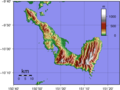 Normanby Island (png) Topography - Mapsof.net