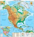 North And Central America Physical Map - Mapsof.Net Map