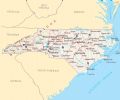 North Carolina Reference Map - Mapsof.Net Map