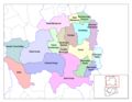 Northern Ghana Districts - Mapsof.Net Map