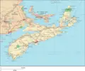 Nova Scotia Map Big - Mapsof.Net Map