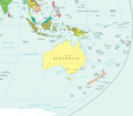 Oceania Political Map 1 - Mapsof.Net Map