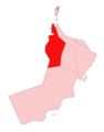 Oman Az Zahirah - Mapsof.Net Map