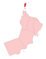 Oman Musandam - Mapsof.Net Map
