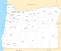 Oregon Cities And Towns - Mapsof.Net Map