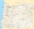 Oregon Reference Map - Mapsof.Net Map
