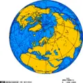 Orthographic Projection Over Kirkenes Norway - Mapsof.Net Map