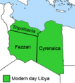Ottoman Provinces of Present Day Libyapng - Mapsof.Net Map