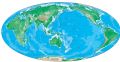 Oval Shaped East Asia Map - Mapsof.Net Map
