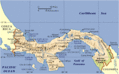 Panama Map 1 - Mapsof.Net Map