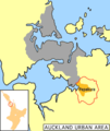 Papakura District Map - Mapsof.Net Map