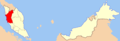 Perak State Locator - Mapsof.Net Map
