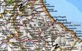 Physical Map of Abruzzo - Mapsof.net