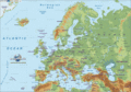 Physical Map of Europe - Mapsof.net