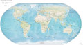 Physical World Map 2012 - Mapsof.Net Map